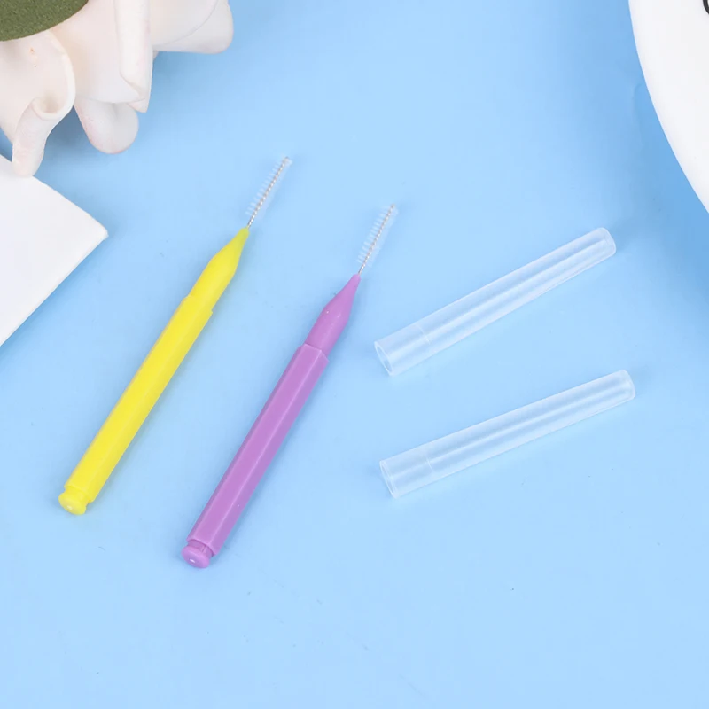 

8pcs/lot Tooth Floss Oral Hygiene Dental Floss Soft Plastic Interdental Brush Toothpick Healthy For Teeth Cleaning Oral Care