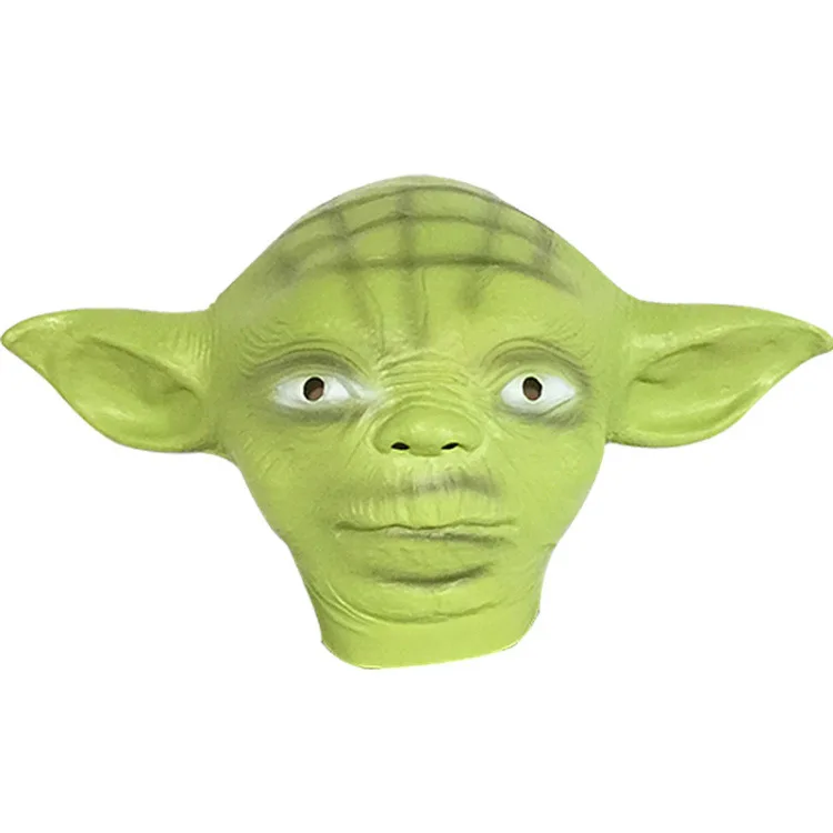 Новая вечевечерние шрек йода накладной косплей костюм хеллоуин латексная маска