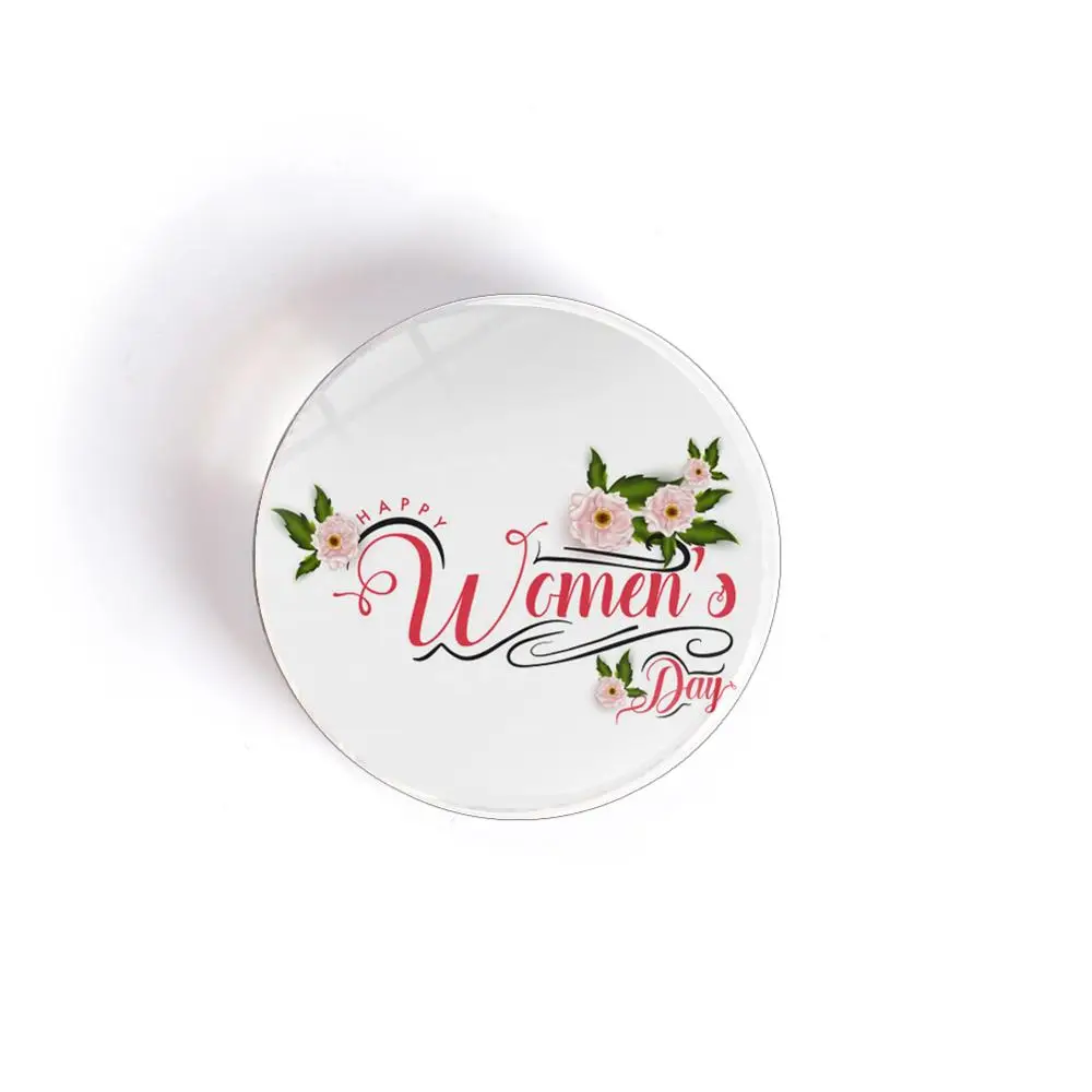 QIYUE креативная надпись спасибо магнитная Хрустальная круглая стеклянная