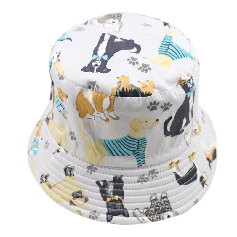 FOXMOTHER Новая модная бейсболка Милая серая собачья лапа с принтом Панамы кепки