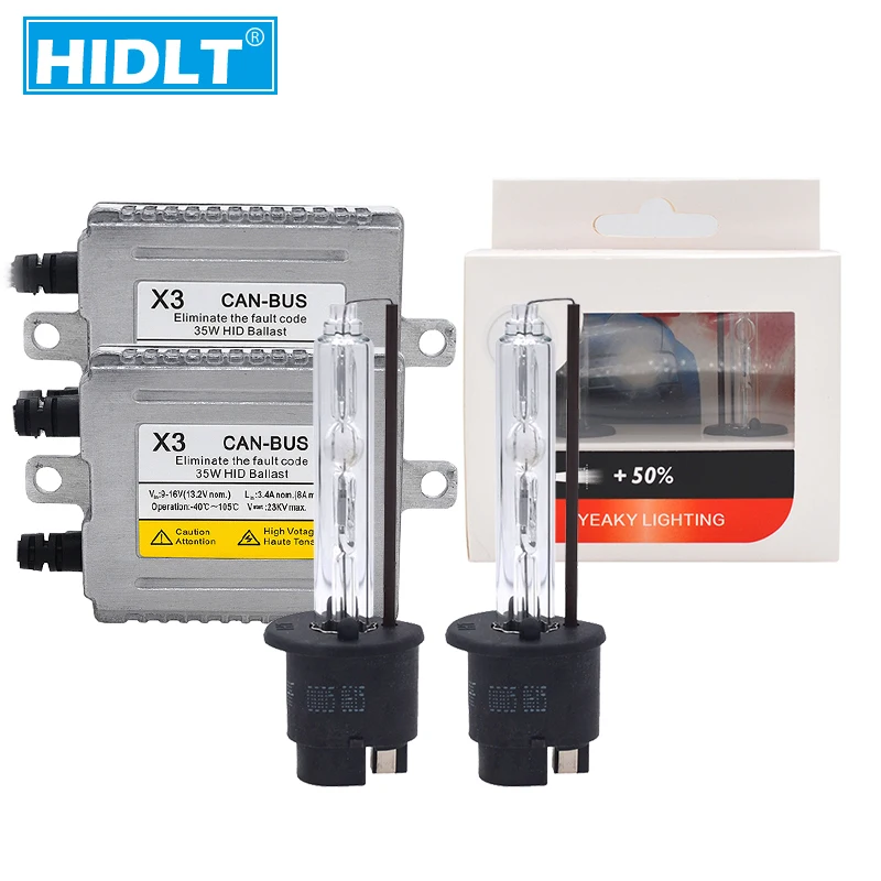 Ксеноновая лампа HIDLT для автомобиля 35 Вт ксеноновая Canbus HID Kit DLT X3 без ошибок