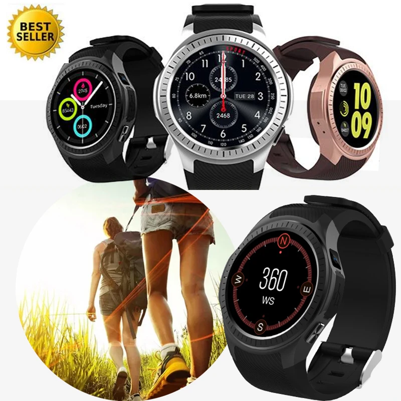 Смарт часы мужские спортивные водонепроницаемые с поддержкой Bluetooth и