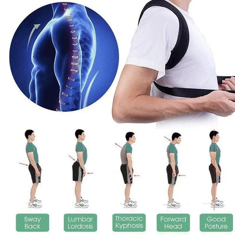 Поддержка спинномозговой изогнутый ортопедический фиксатор коррекция спины