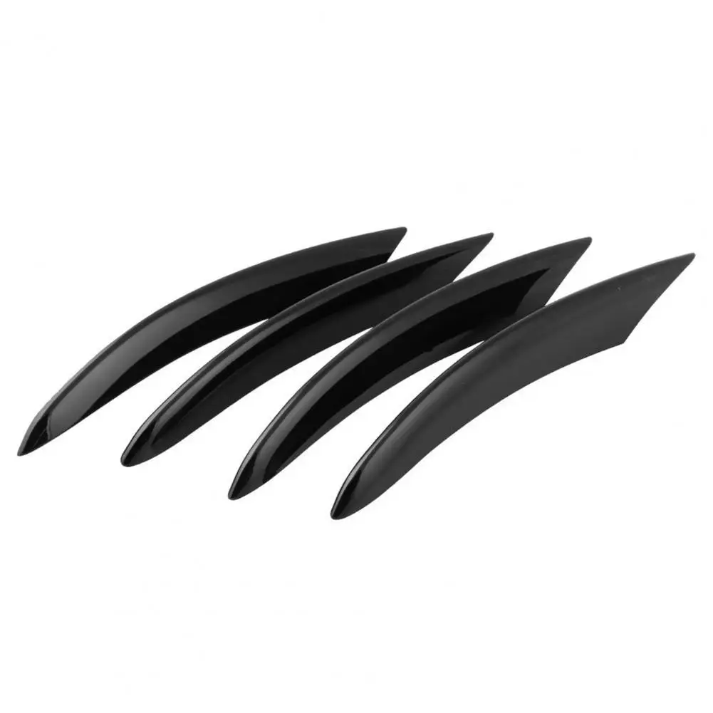 

4Pcs Air Intake Grille Compact Anti-Scratch Black Car Air Inlet Cover Fog Light Trim for Benz C Class W205 C180 C200 Accessories