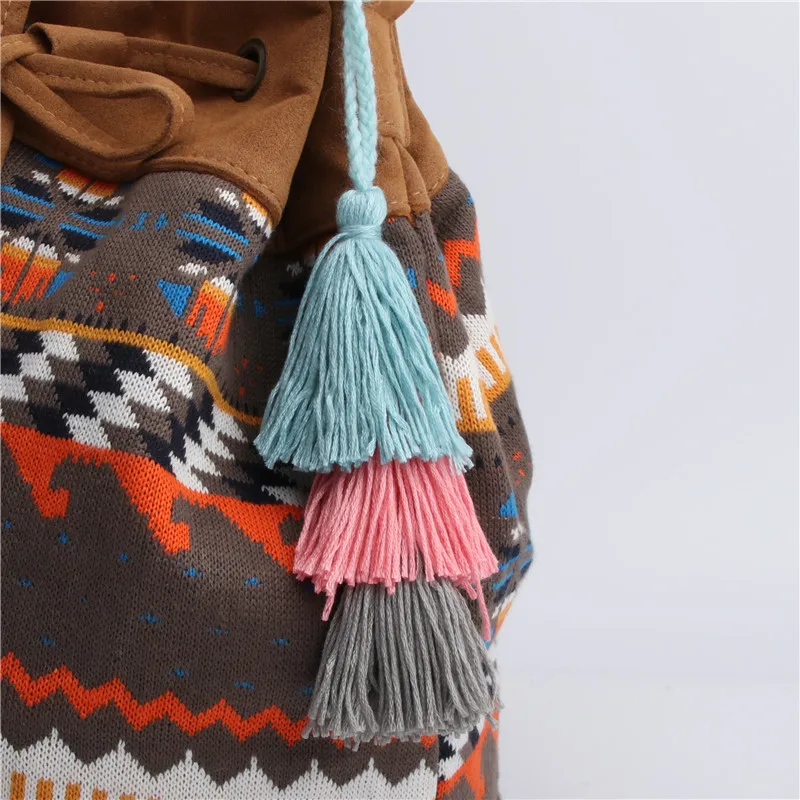 1 шт. цветная Бохо сумка для ключей с помпонами аксессуары очаровательный кошелек