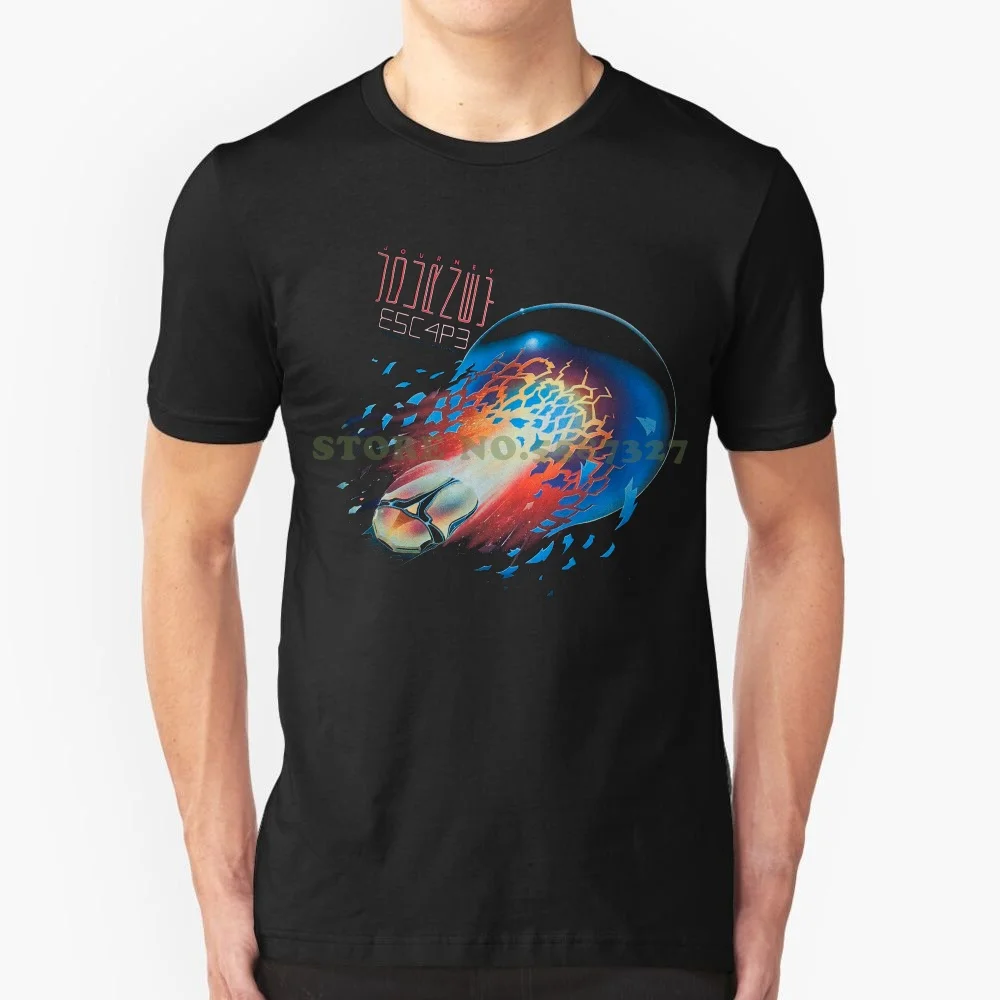 

Хлопковая модная мужская футболка, футболка с рисунком путешествия, побега, альбома, Стива Перри, группы