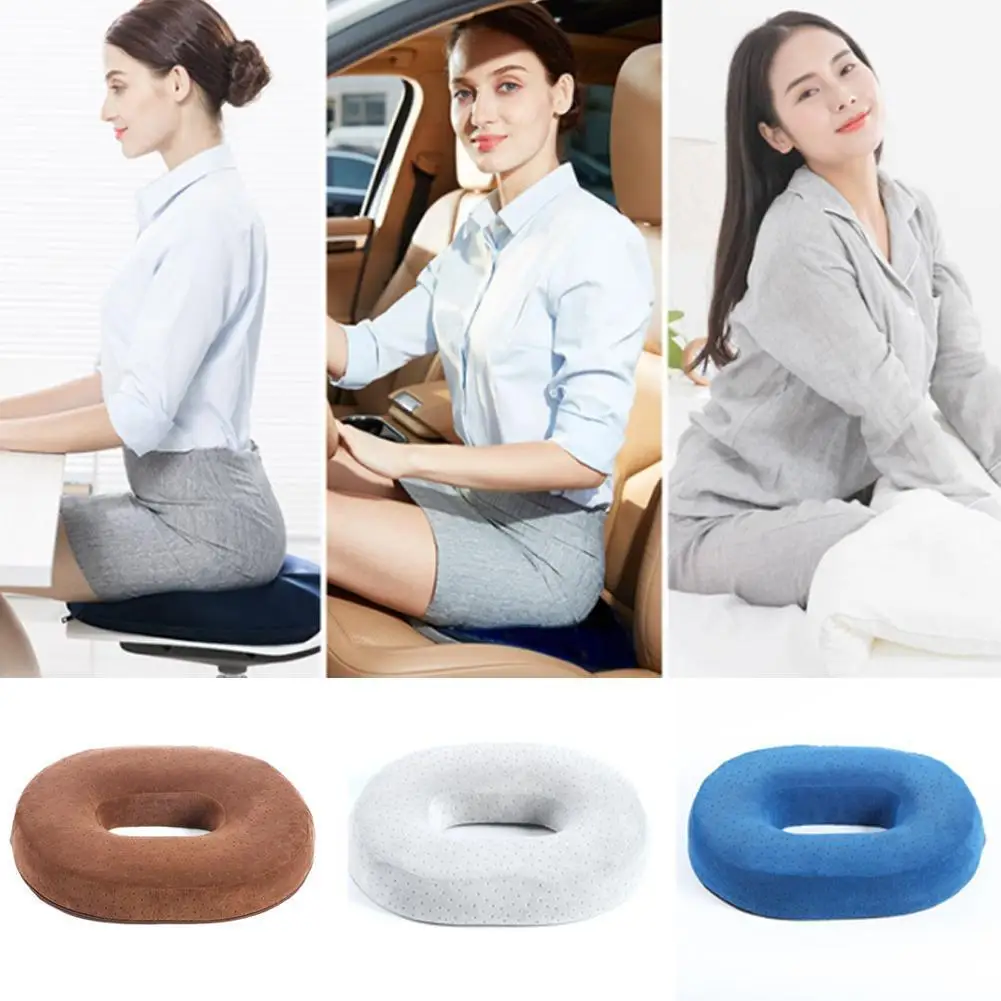 

Slow Rebound Hollow Cushion Comfortable Breathable Memory Foam Hemorrhoid Cushion Pregnant Women Sedentary People Travel Office