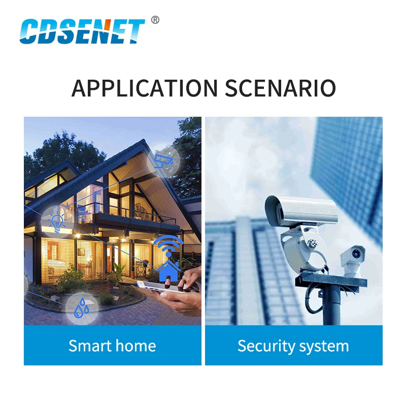 

EFR32 BT5.2 Blue-tooth Module 2.4GHz 6dBm Cortex-M33 GPIO CDSENET E104-BT53 Direction Finding Wireless Transceiver and Receiver