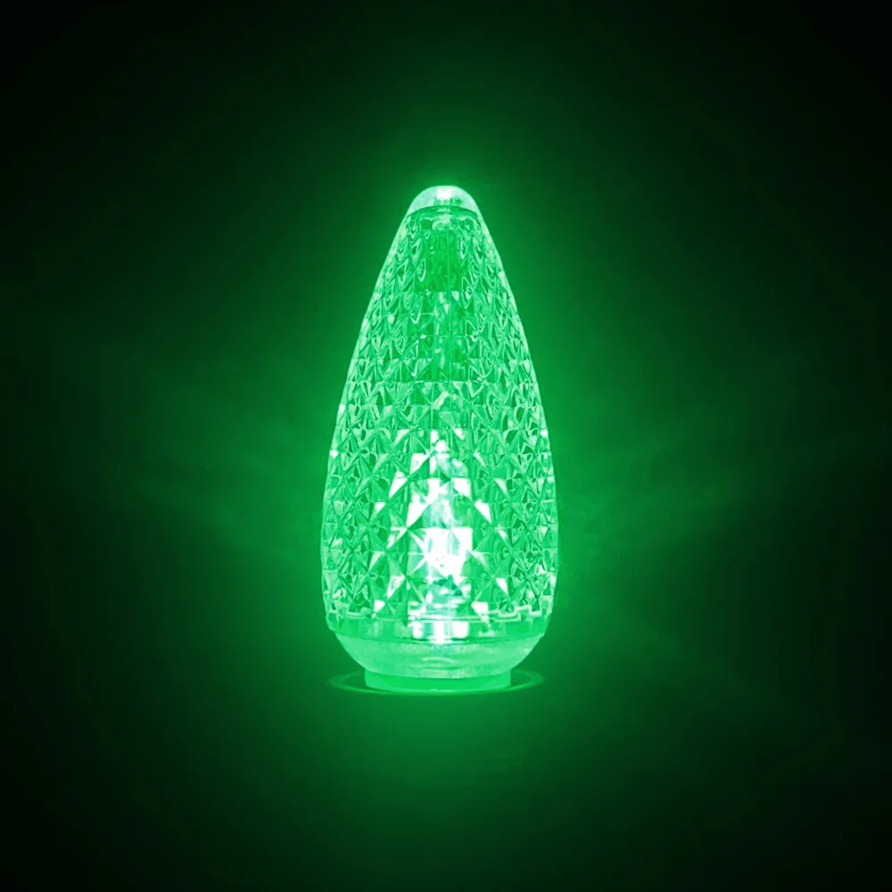 UL Listed 25 шт C9 светодиодный лампы для замены 3 SMD СВЕТОДИОДНЫЙ s в каждой