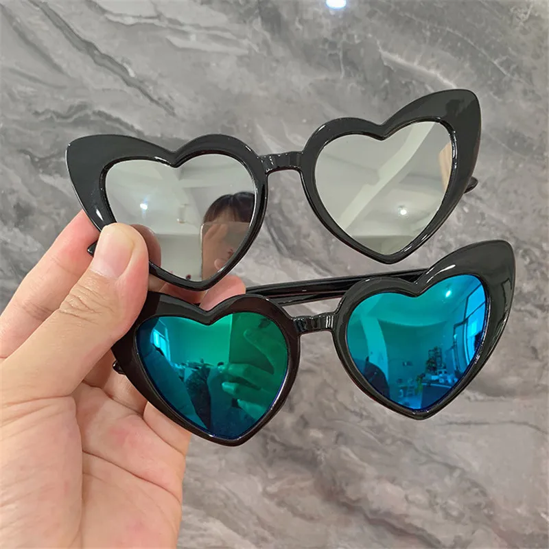 

Heart Kids Sunglasses Children Sun Glasses Baby UV400 Mirror Shades Goggles Eyewear Girls Eyeglasses Boys Oculos De Sol
