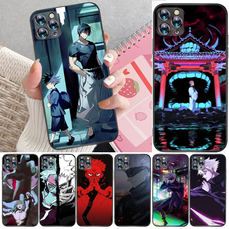 

Jujutsu Kaisen Fushiguro Megumi Sukuna Satoru Gojo Yuji Itadori Phone Case For iPhone 6 6S Plus 7 8 Carcasa Cases Back Cover