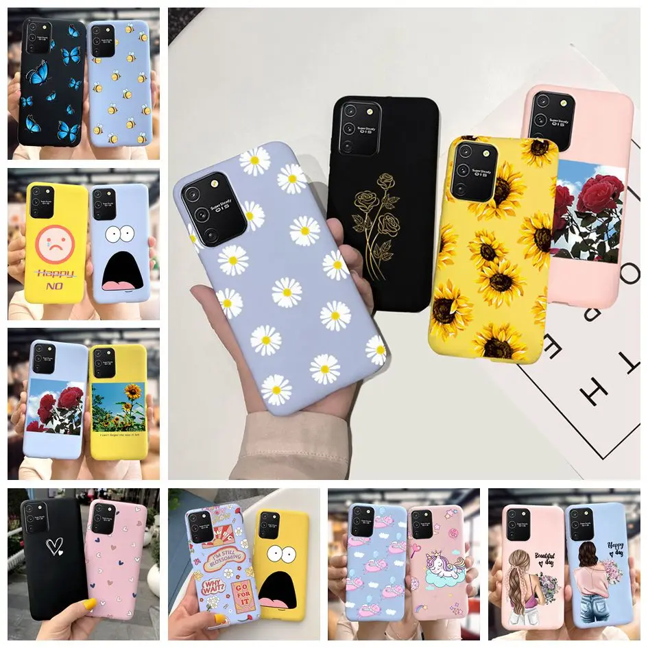 Чехол для Samsung Galaxy S10 Lite 2020, Цветной силиконовый мягкий чехол с цветами для Samsung S10 Lite 2020 S5 S10lite SM-G770F Etui