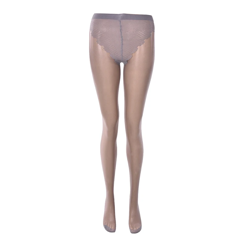 Дешевые 15 D тонкие прозрачные масляные блестящие колготки с высокой талией