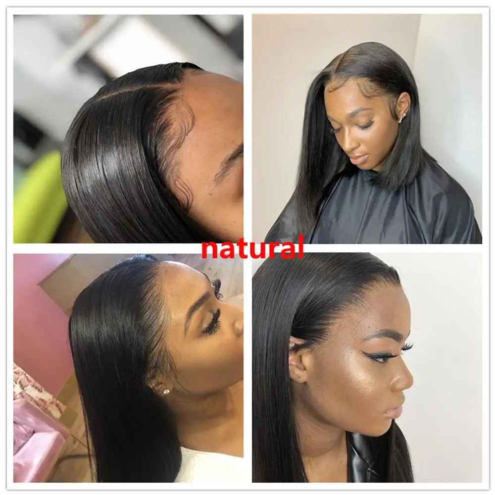 360 Lace Frontal Human Hair Wigs Loose Body wave Pre Plucked Hairline Baby Hair brazilian Remy Hair for black women