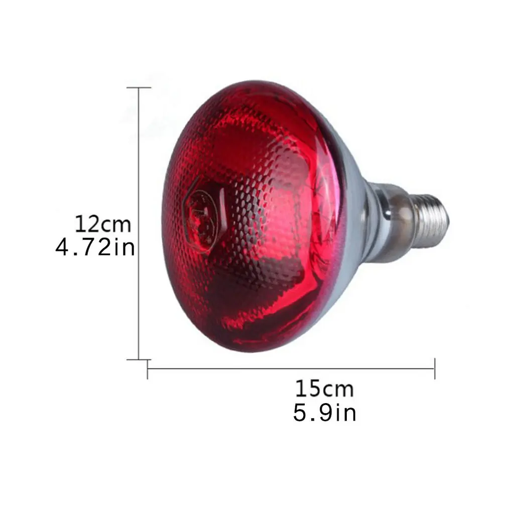 

Preservation Heat Lamp Thermal Lamp Red Infrared Short Wave Farm Piggy Heat Light Bulb Thicken Brooder