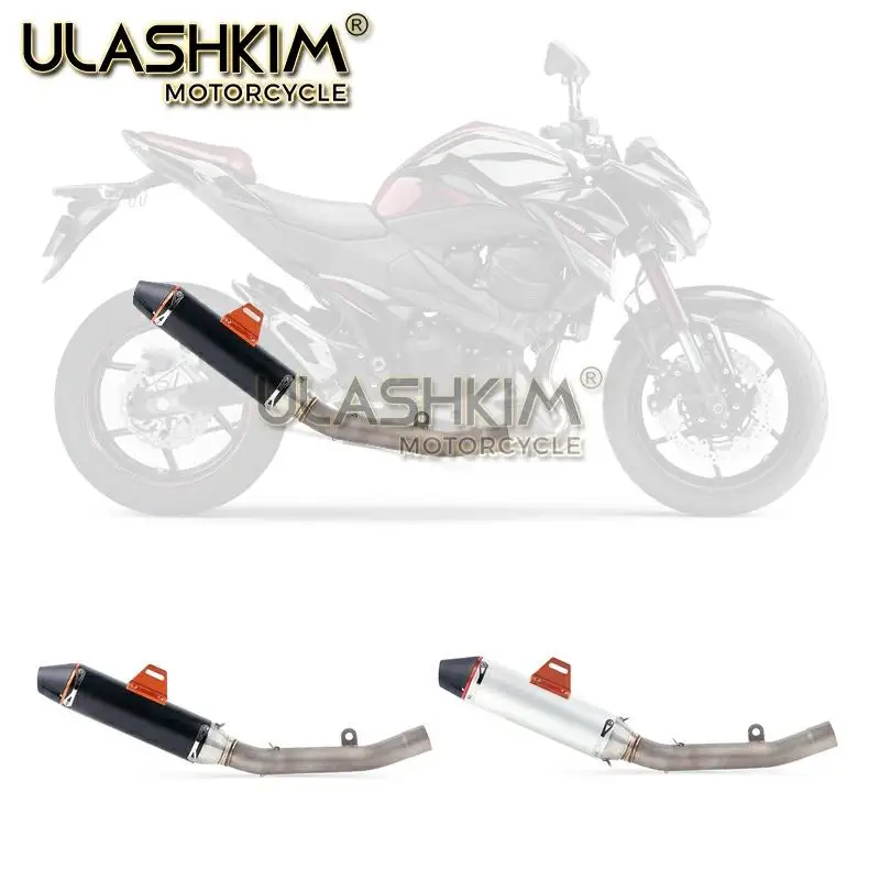 Мотоцикл Полная система глушитель Модифицированная средняя звеньевая труба без
