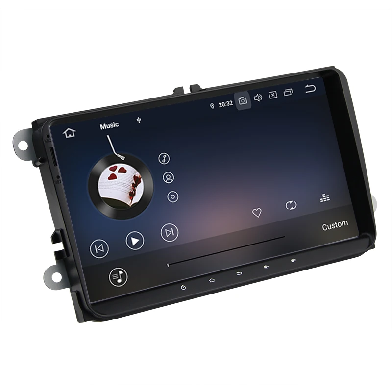 Ультратонкий Android 9 0 Octa Core 4G RAM 2 Din GPS навигация &quotавтомобильный DVD мультимедиа для