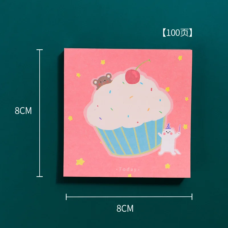 100 листов стикеры для заметок в виде бисквитов | Канцтовары офиса и дома