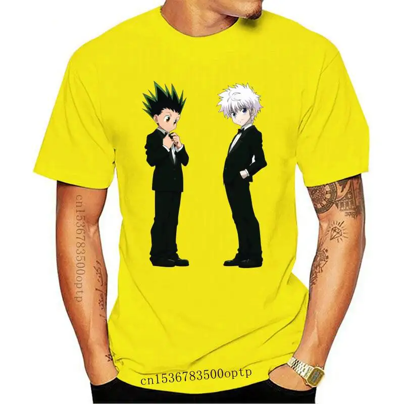 Мужская футболка Hunter x Killua Gon забавная Необычная wo Men|Мужские футболки| |