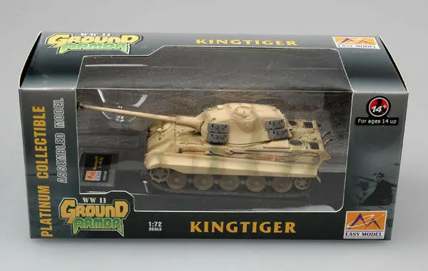 

US Stock Trumpeter 36297 1/72 Germany KingTiger Turret NO.12 Model Armored Car TH07867-SMT2