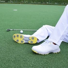 Новый бренд Для мужчин обувь для игры в гольф Водонепроницаемый для отдыха на открытом воздухе Гольф Спорт тренировочные кроссовки большой размер 40-48 Для мужчин Профессиональный ботинки для гольфа 2020
