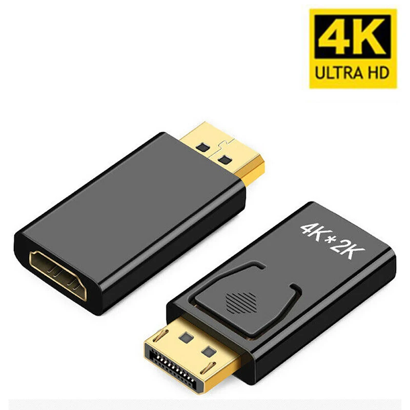 

4K DP к HDMI-совместимый аудио конвертер проектор дисплей монитор ПК порт дисплея штекер к видео Аудио адаптеры