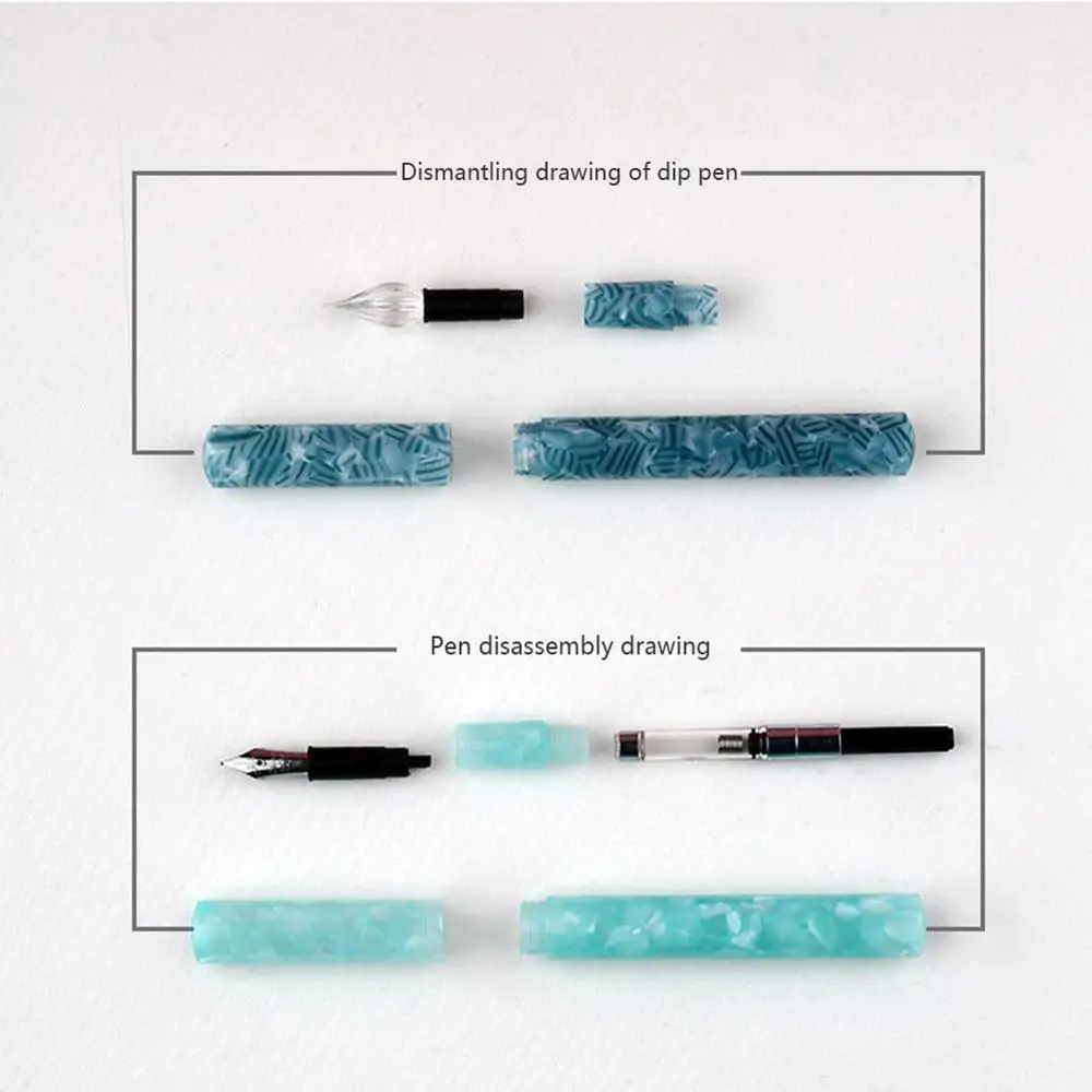 MOONMAN N6 Dip Pen перьевая ручка F Nib Dualuse и впитывающие чернила Офисная деловая для