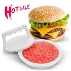 Машина для гамбургеров из ПВХ, пресс для гамбургеров, круглая форма, антипригарное покрытие, котлеты шеф-повара, гамбургер, мясо, говядина, гриль, пресс для бургеров, пресс-форма для приготовления Патти