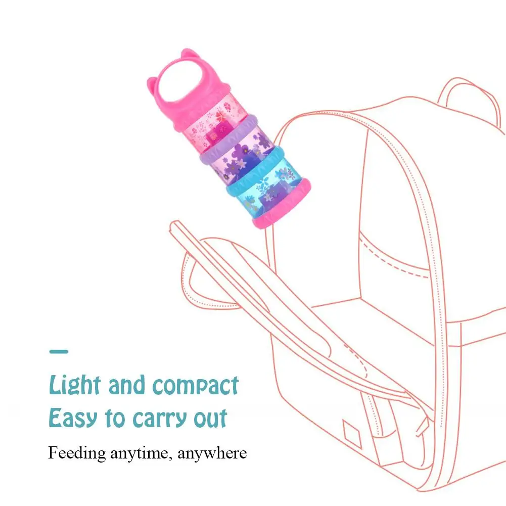 4 слоя s чехол с молочным порошком независимая портативная трехслойная сетка