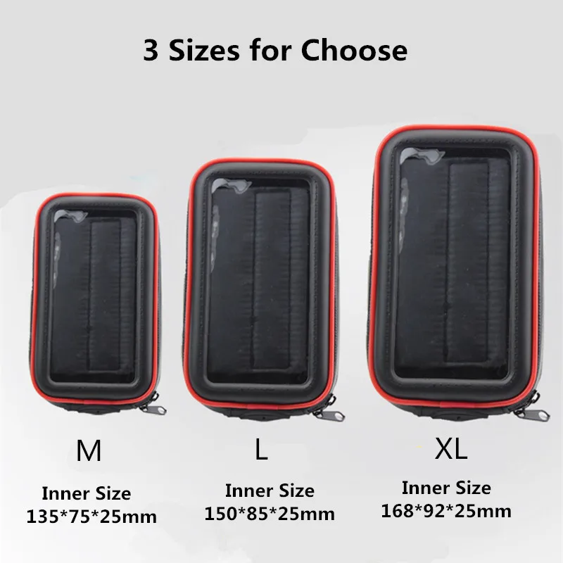 motorcycle phone holder stand for iphone 12 pro max 11 xr xs e bike gps moto mobile case support shockproof cover waterproof bag free global shipping