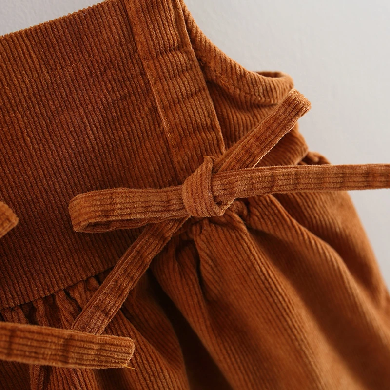 Explosion Europe America Baby girls Corduroy Strap Skirt Plaid Shirt Set spring autumn bow princess cute dress suit 2pcs | Детская