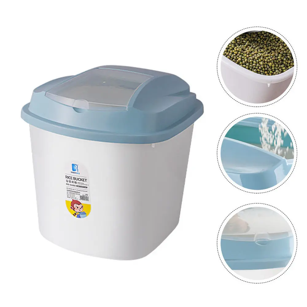 

1PC Sealed Rice Storage Box Kitchen Rice Storage Bucket Multi-purpose Rice Box for Restaurant Home