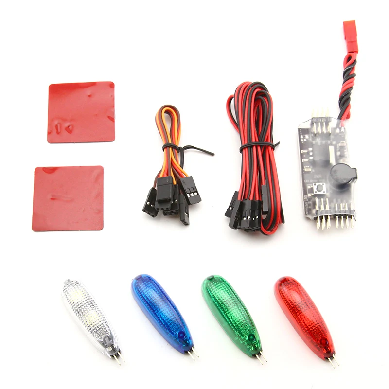 

Intelligent Navigation LED Light V1 Red Green White Blue Wireless for Fixed Wing FPV Racing Drone Quadcopter