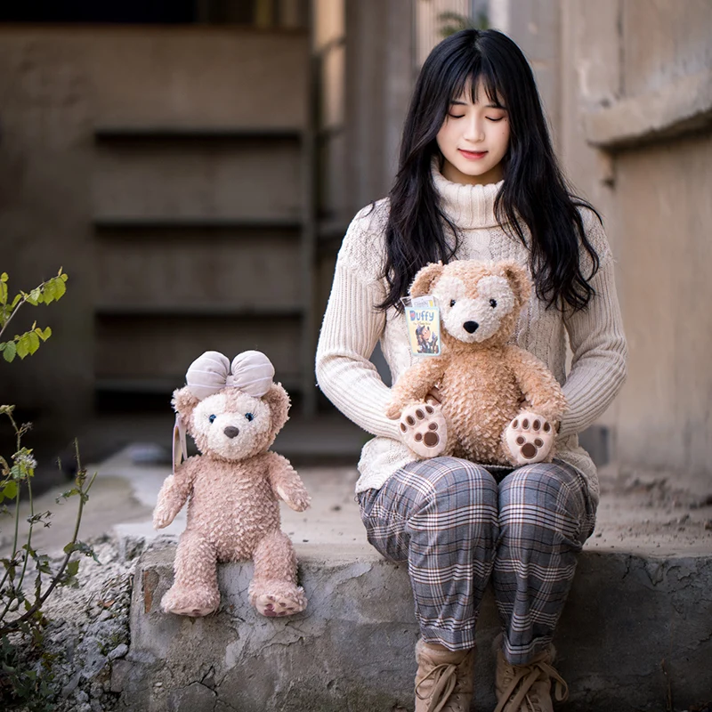 

43cm Cute duffy push toys Cartoon bear doll stuffed plush Animal high quality plush pillow for girl couple sweet gift