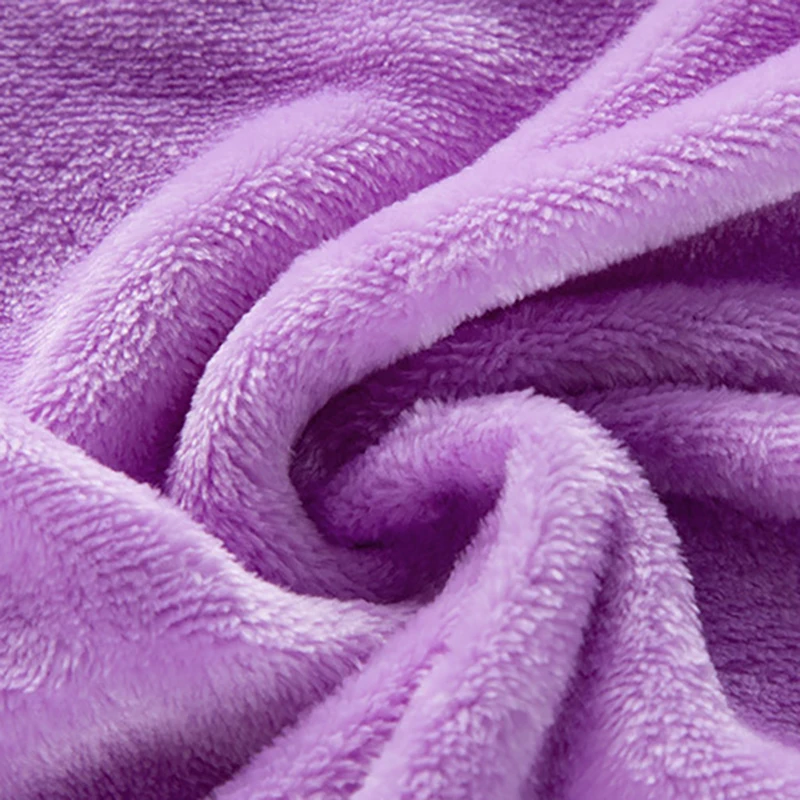 Коралловое Флисовое одеяло для сна мягкие летние покрывала дивана однотонное