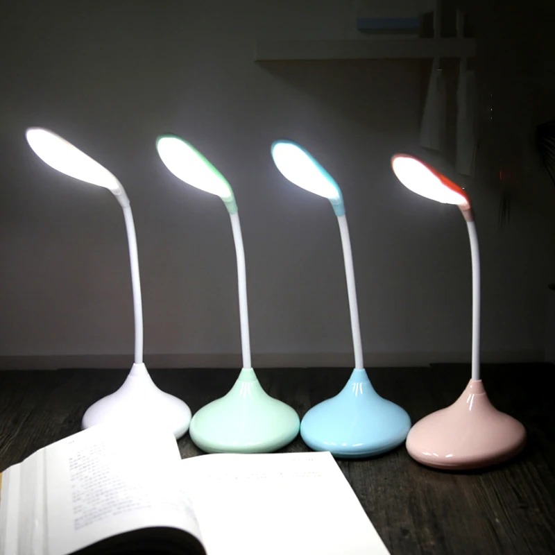 Светодиодная настольная лампа Flexo с ЖК экраном перезаряжаемая аккумулятором