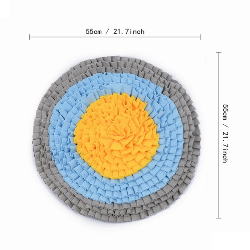 

Dog Nose Smell Training Sniffing Pad Keep Dog Healty Puppy Slow Eating Supplies Dog Snuffle Pad Slow Feeding Bowl