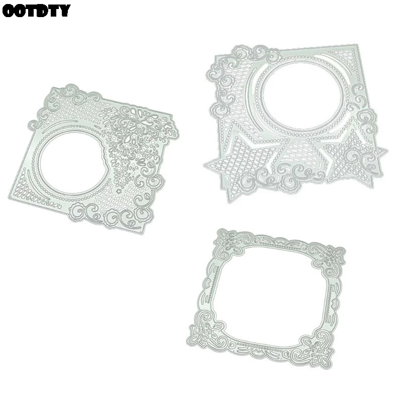 3 шт. Рождество Хэллоуин резки штампы Набор DIY металлической прорезной трафарет