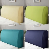 1 9 2m nordic style thicken headboard covers solid color bedhead cover anti dust cover elastic all inclusive bed back protection