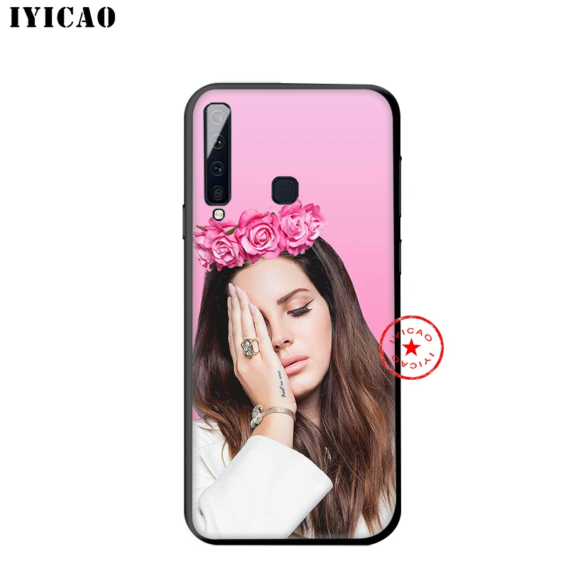 Мягкий чехол IYICAO Lana Del Rey Singer для samsung Galaxy A9 A8 A7 J6 A6 Plus 2018 A3 A5 2016 2017 Силиконовый ТПУ |