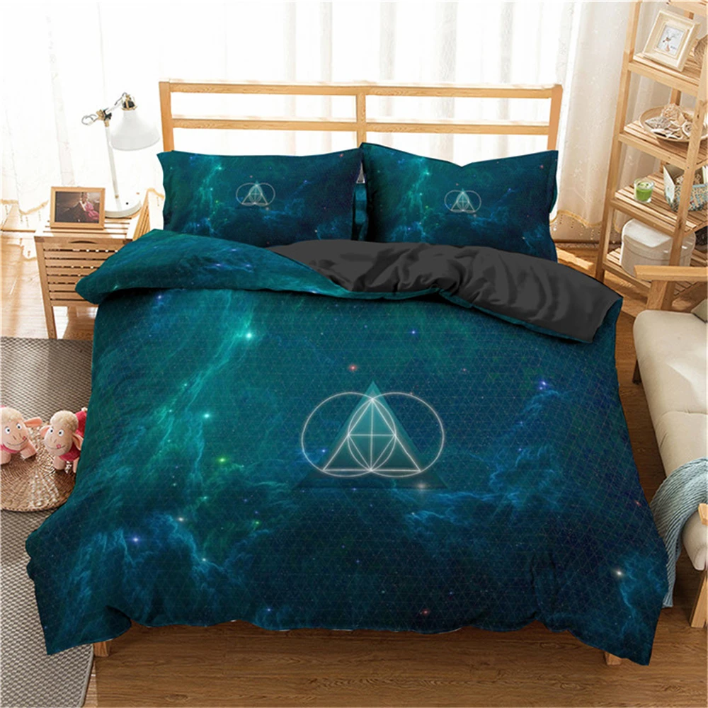 

3D Bedding Sets Home Duvet Cover Pillow Case Luxury Bed Sheet Bed Cover Queen Size Abstract Geometric Shapes for Adults Double