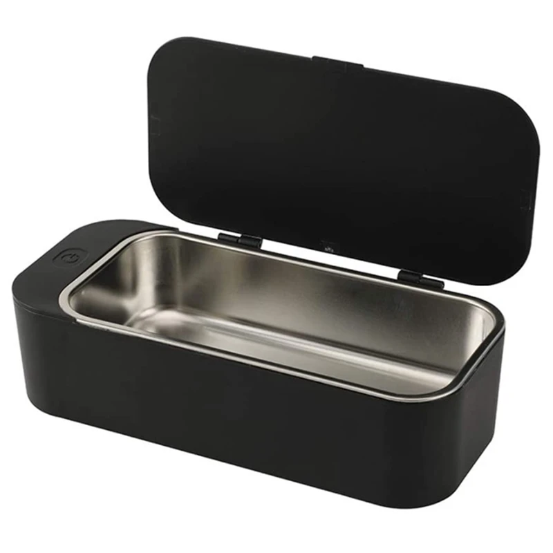 

450Ml Personal Ultrasonic Cleaner,Personal Ultrasonic Cleaner Portable Multi-Purpose Cleaner For Jewelry Glass EU Plug