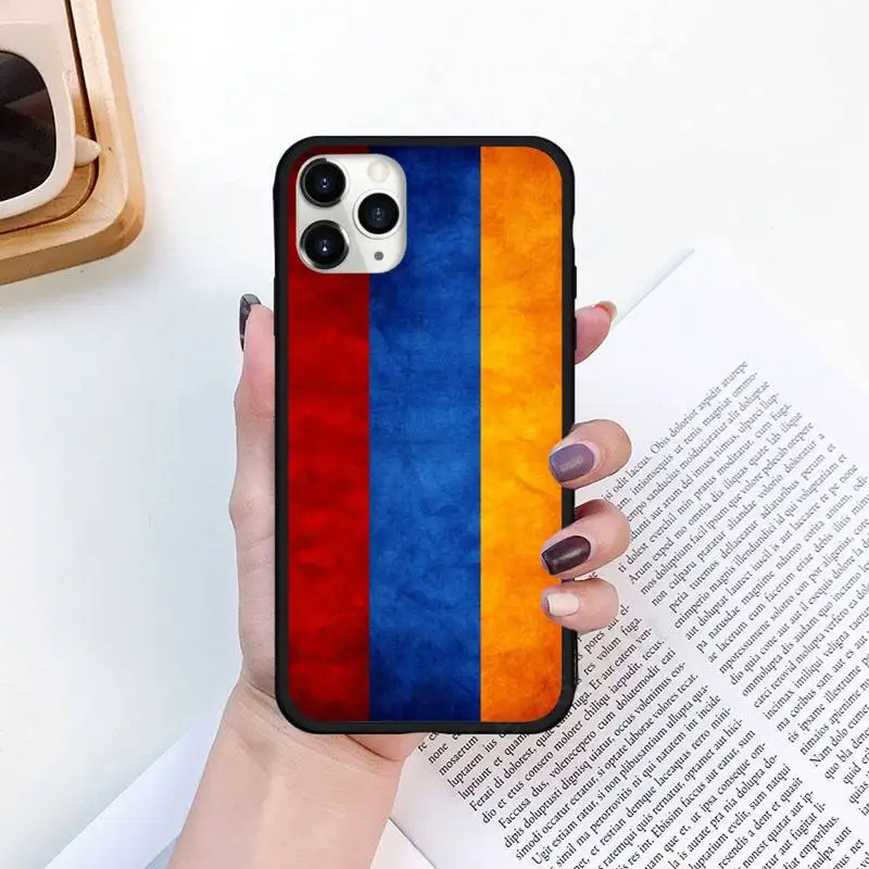 

Armenia Armenians Flag Symbol Phone Case for iPhone 11 12 pro XS MAX 8 7 6 6S Plus X 5S SE 2020 XR Luxury funda coque