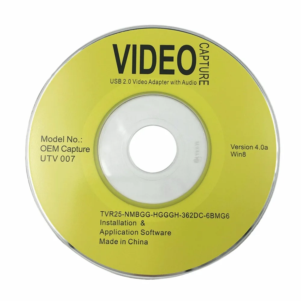 USB 2 0 Аудио Видео Карта видеозахвата адаптер конвертер VHS в DVD для Win XP 7 NTSC PAL