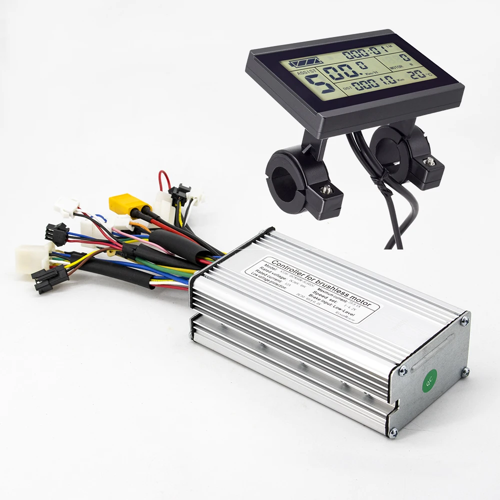Контроллер электровелосипеда в 36 В 48V 500W 25A бесщеточный 9 Mosfet прямоугольную волну