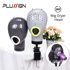 Свежая сушильная головка парика от Plussign, сушильная голова манекена с отверстиями, колпачок парика, сети для волос, сушильная головка, сушилка для белья, инструменты