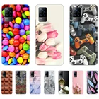 Силиконовый чехол для vivo V21E, мультяшный, модный, гибкий, ультратонкий, противоударный