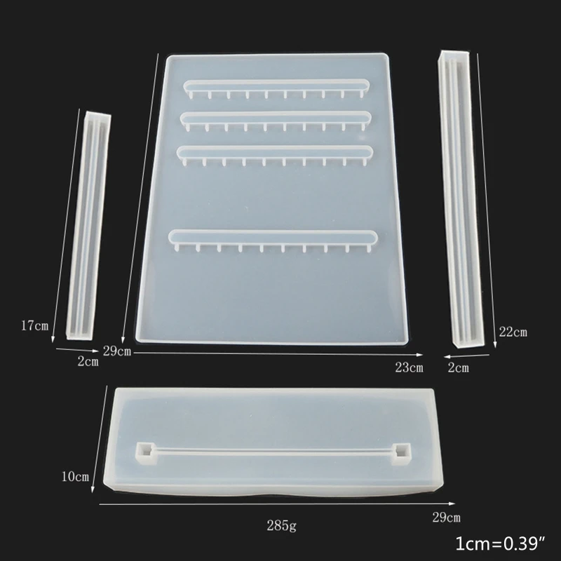 

Jewelry Display Rack Epoxy Mold DIY Resin Silicone Mould Casting Crafts Earring Making Handmade Tools Set
