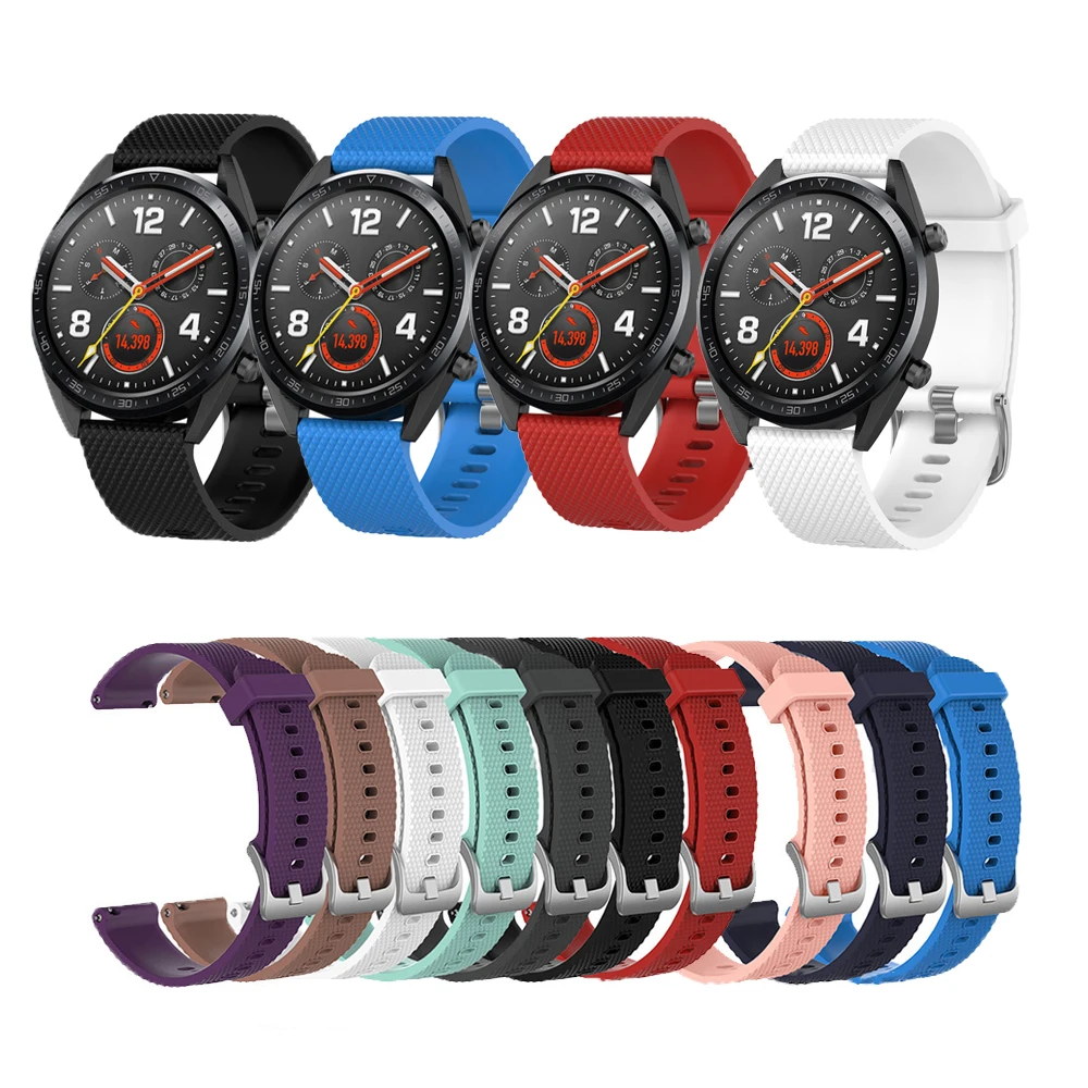 Ремешок силиконовый для смарт часов Xiaomi Huami AMAZFIT Stratos 2 2S браслет 3 22