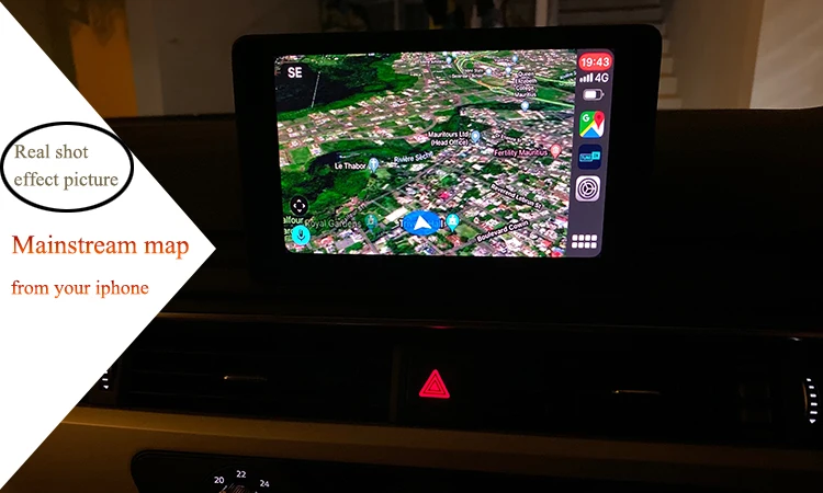 Автомобильный беспроводной модуль Apple CarPlay для AUDI A3- Поддержка Android Авто USB Зеркало Ссылка